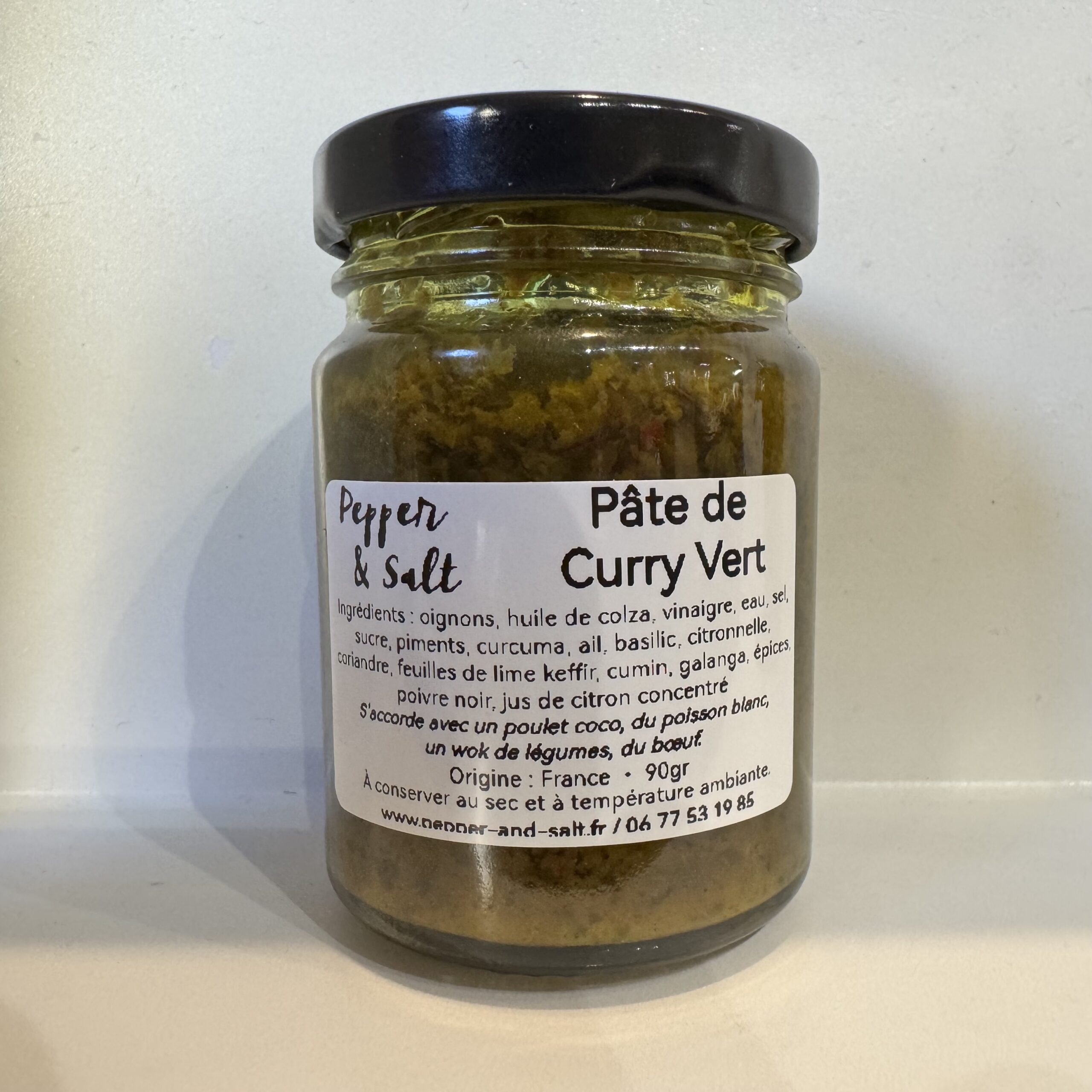 Pâte de Curry Vert
